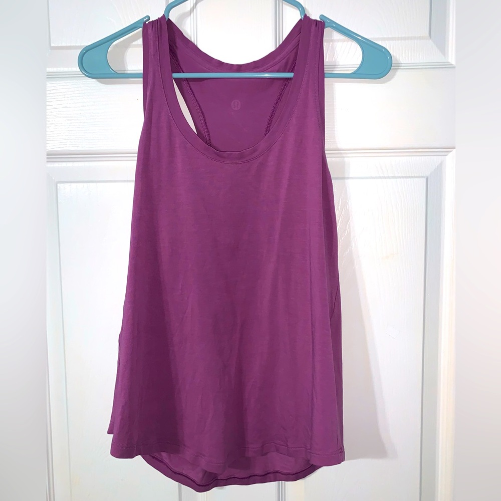 Lululemon purple love tank, size 4